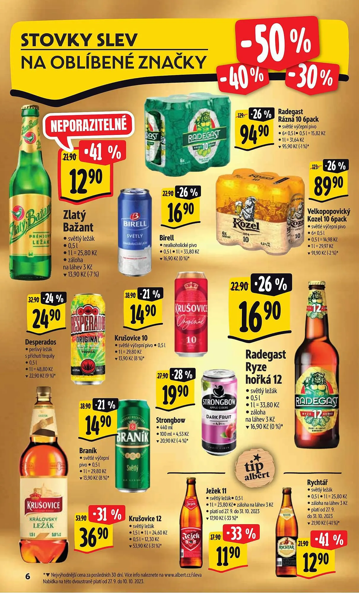 Albert Hypermarket leták - 27. září 3. října 2023 - Page 6