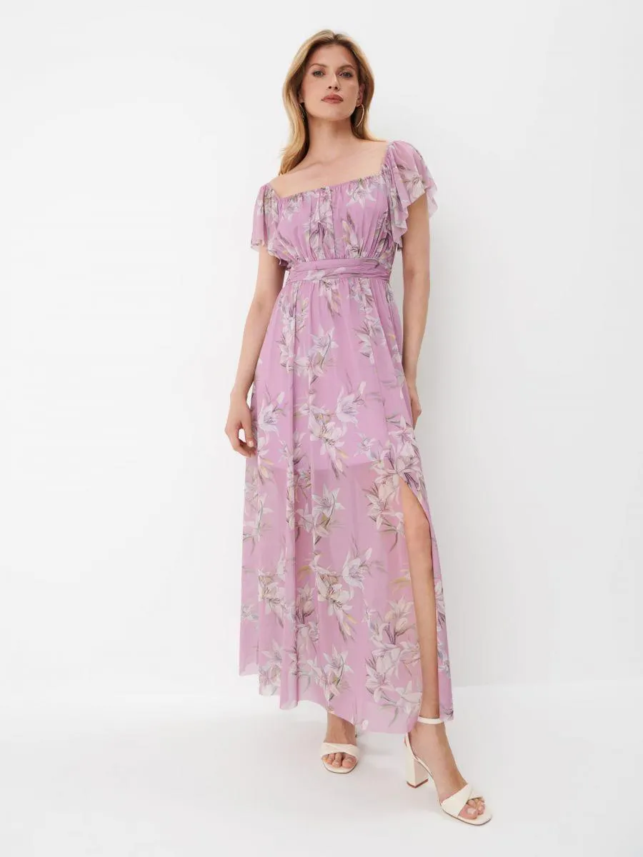 Šaty s květinovým vzorem