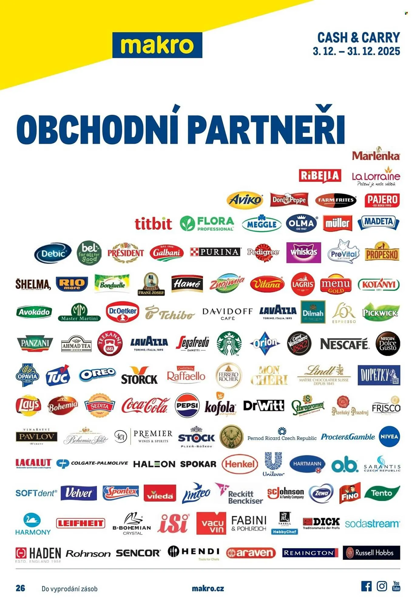 Makro leták - 3. prosince 31. prosince 2025 - Page 1