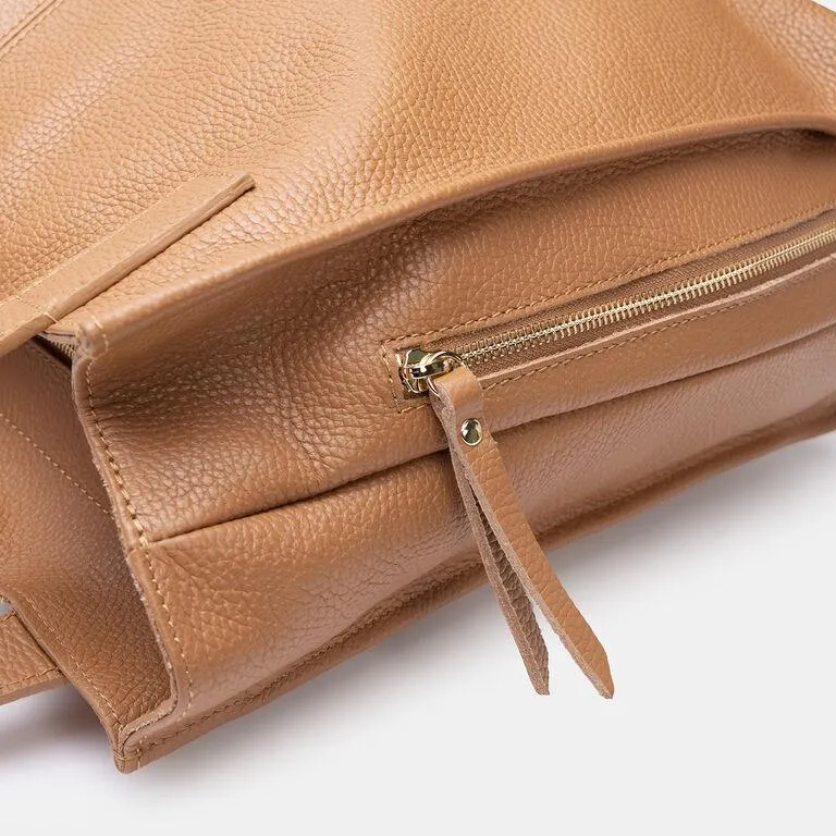 Velká dámská kožená kabelka