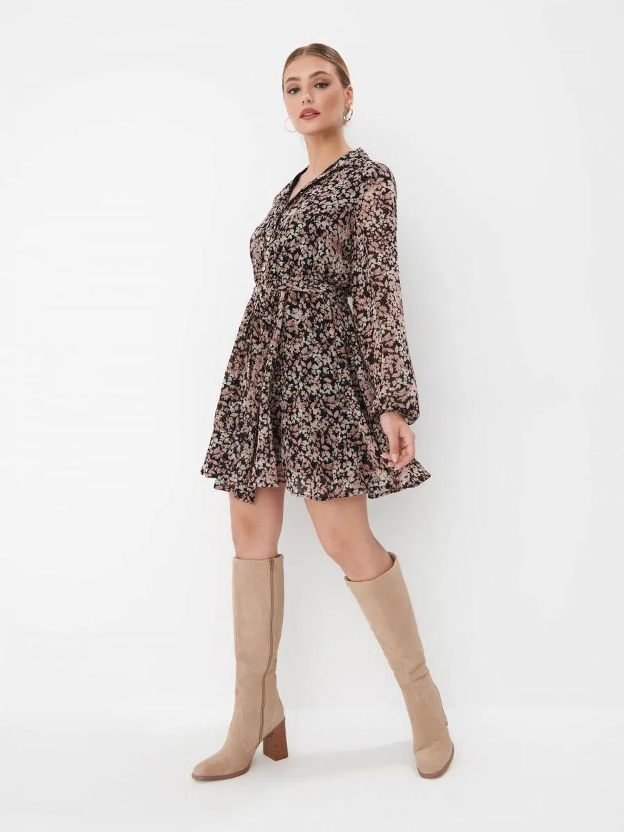 Květinové mini šaty