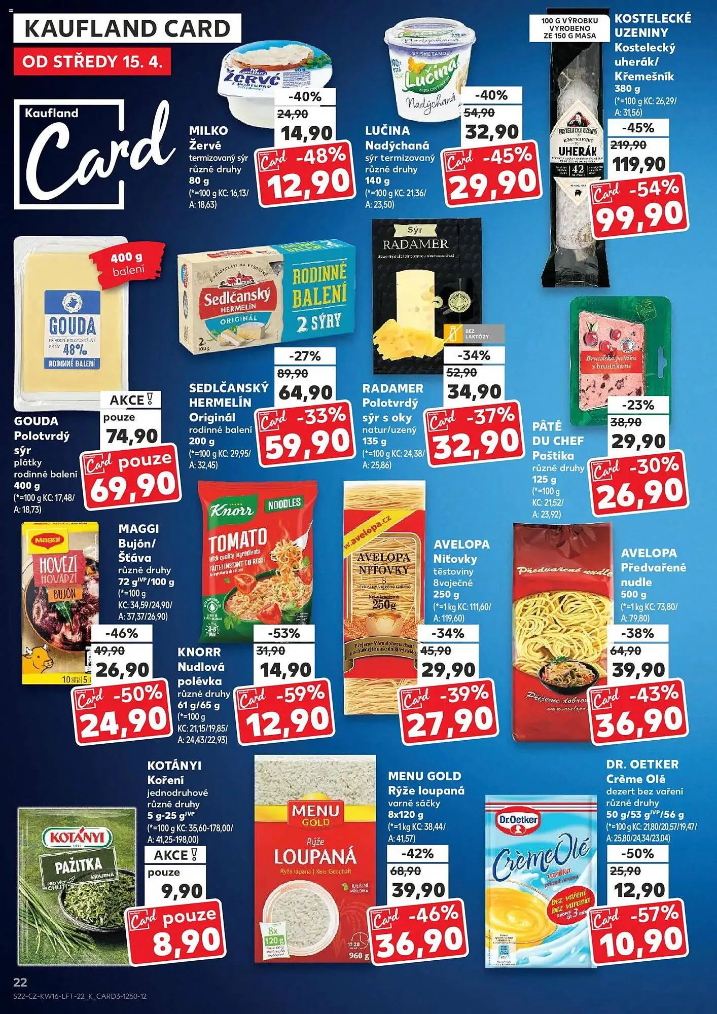 Kaufland leták - 15. dubna 21. dubna 2026 - Page 22