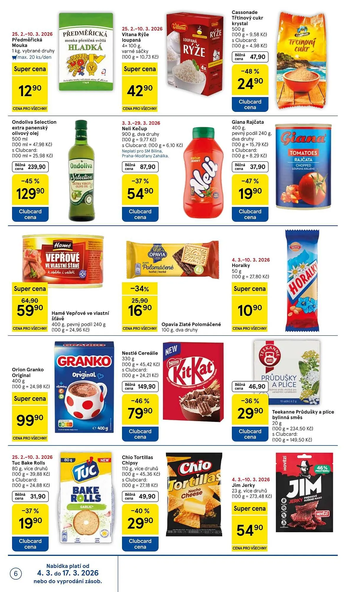 Tesco leták - 4. března 10. března 2026 - Page 6