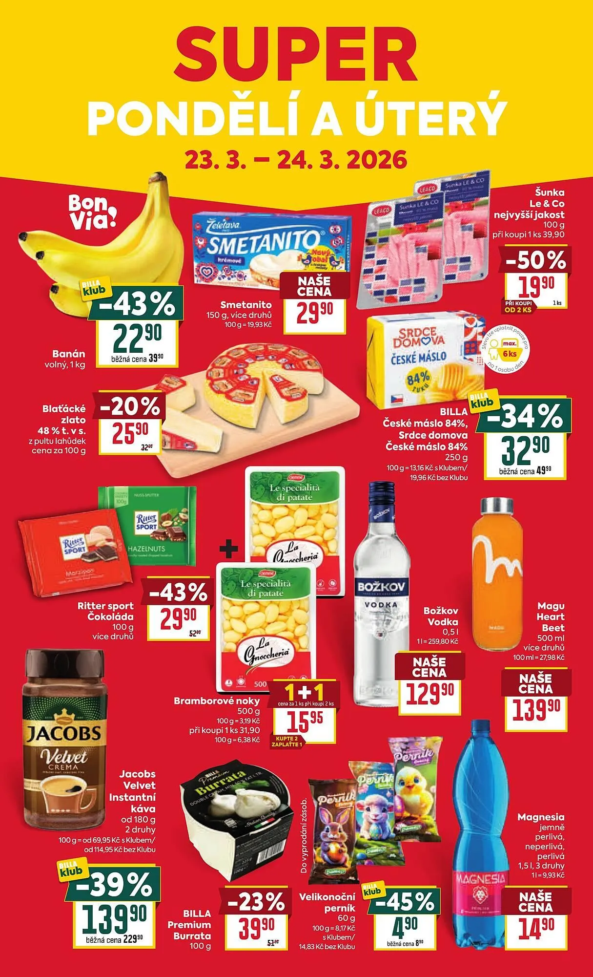 Billa leták - 18. března 24. března 2026 - Page 34