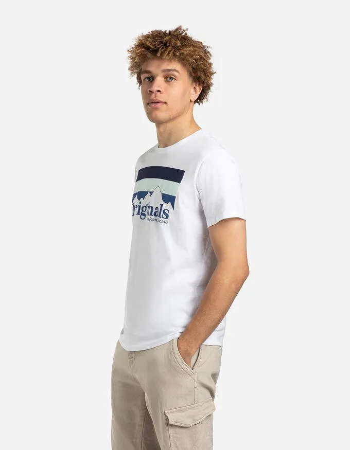 Tričko - Potisk - bílá