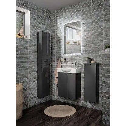 Fackelmann Zrcadlo Milano s LED osvětlením, 80 x 55 cm