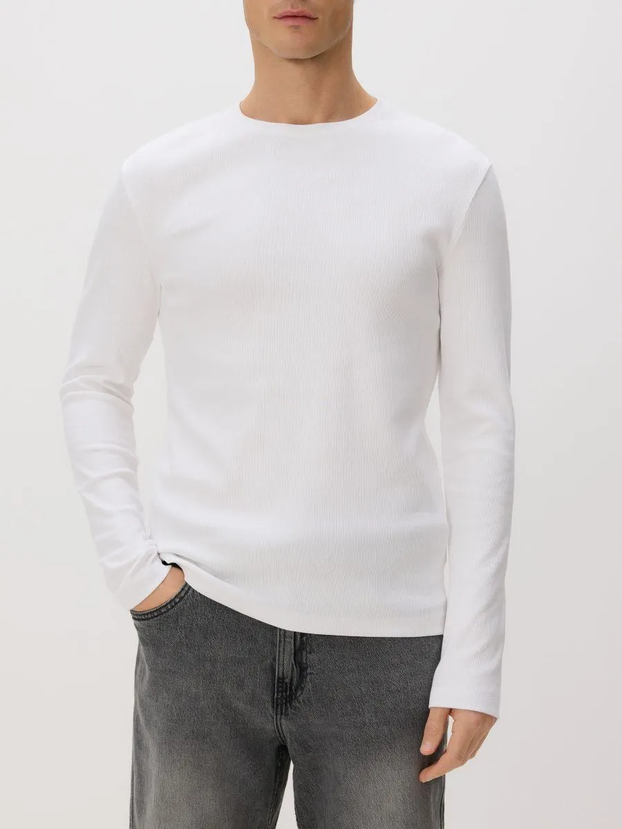 Super úzké tričko s dlouhým rukávem