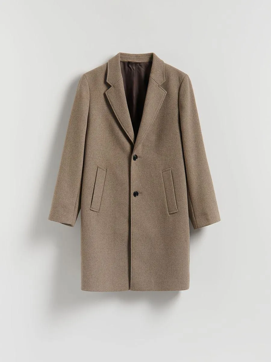 Kabát s příměsí vlny