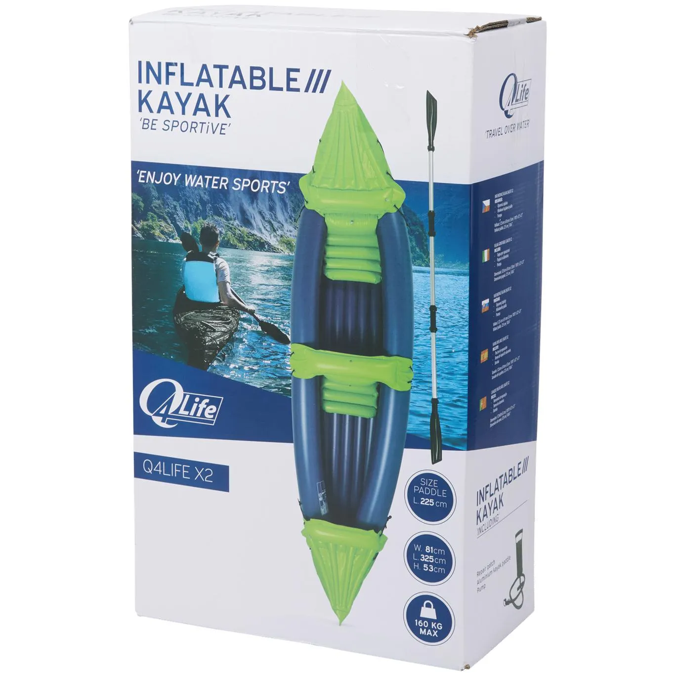 Nafukovací kajak Q4Life X2