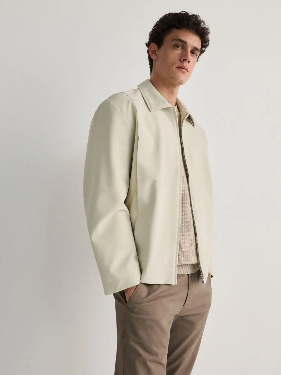 Geacă bomber cu guler