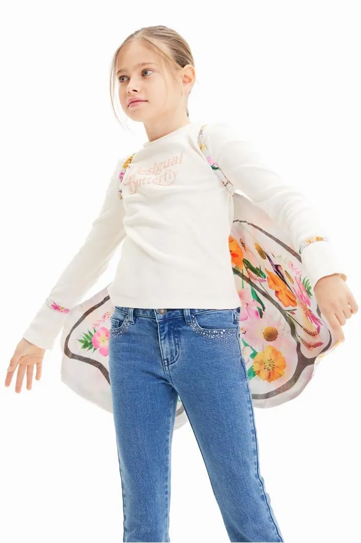 tričko Desigual Morgana crudo