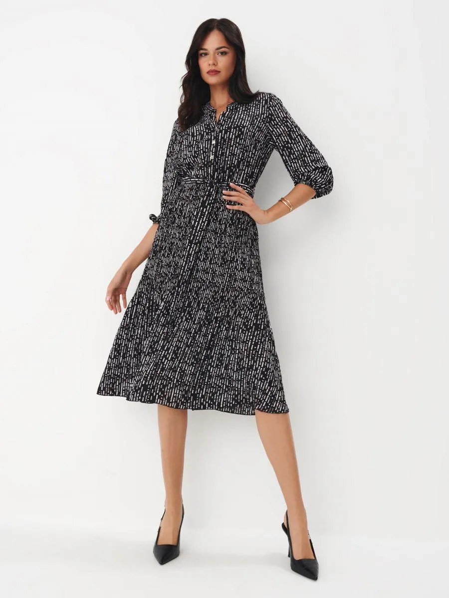 Rochie midi cu imprimeu