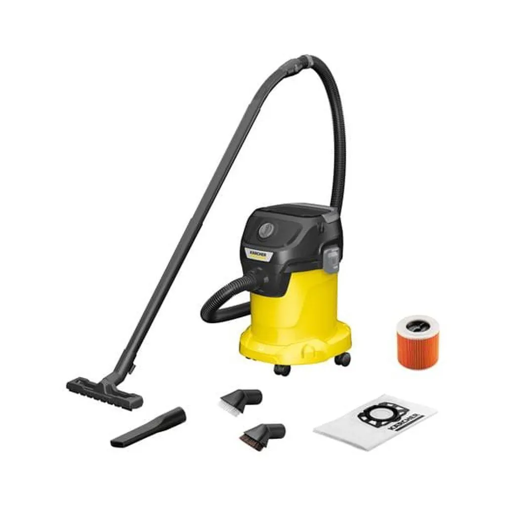 Víceúčelový vysavač Kärcher KWD3 V-17/4/20 (mokro-suchý) včetně vysavače Suc. Sada kartáčů