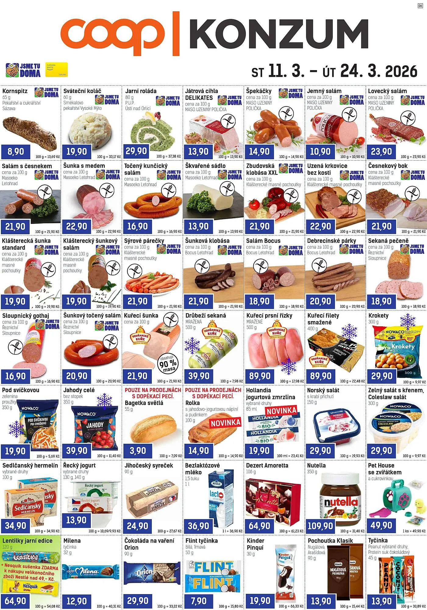 Konzum leták - 11. března 24. března 2026 - Page 1