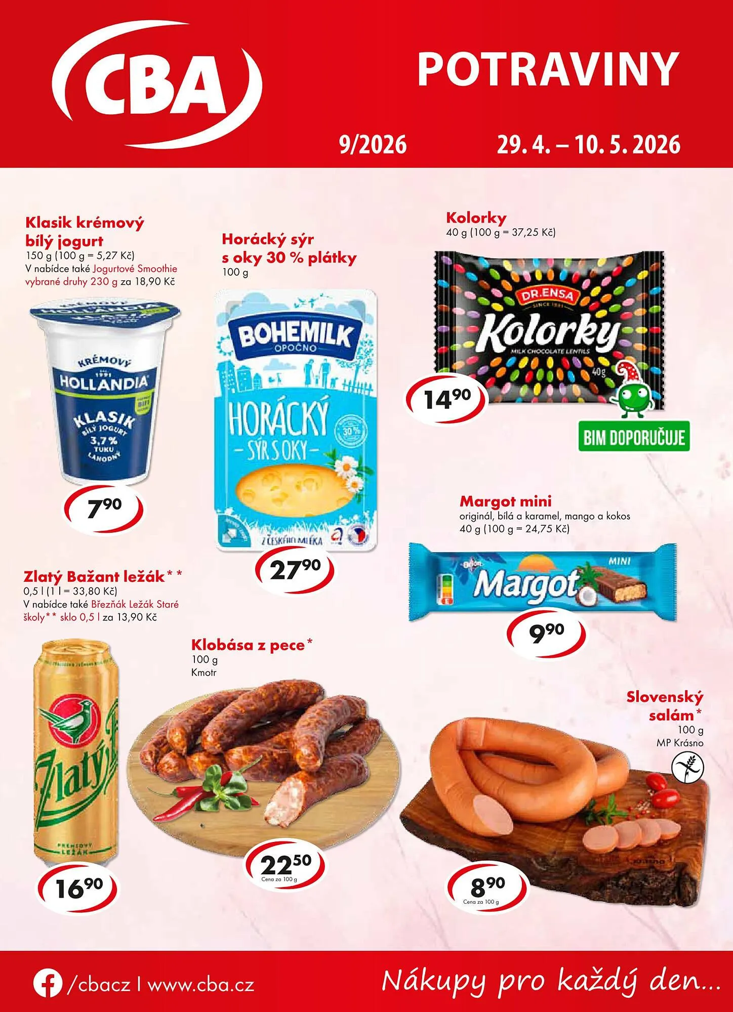 CBA leták - 29. dubna 10. května 2026 - Page 1