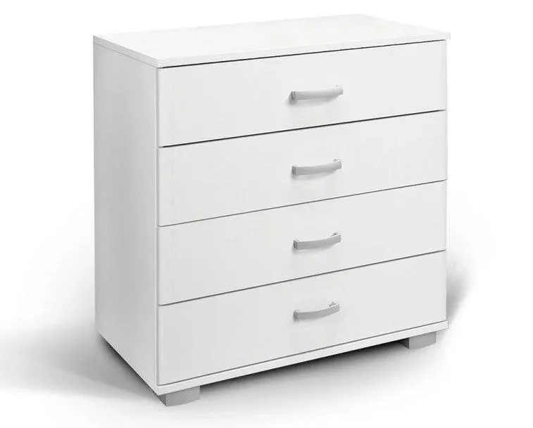 Komoda se zásuvkami bílá ROMA 4