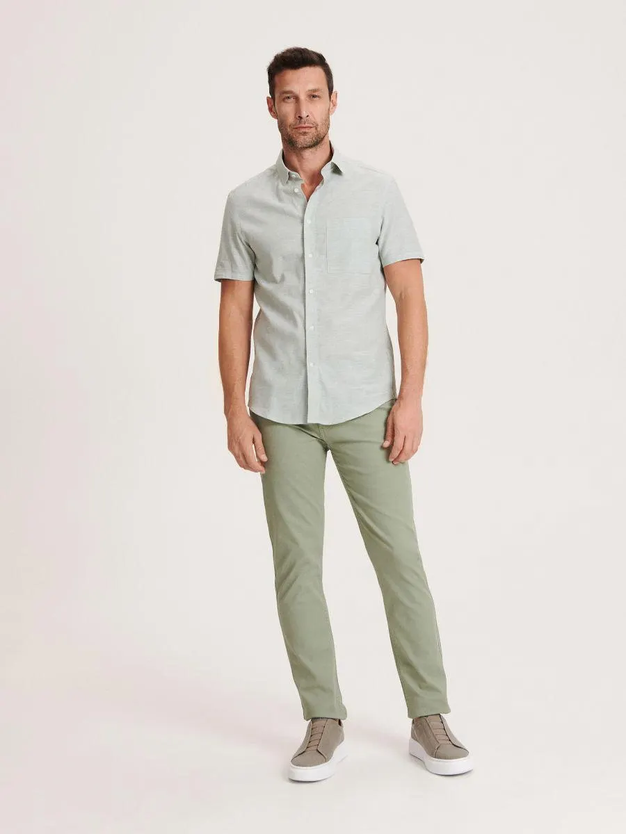 Košile regular fit s příměsí lnu