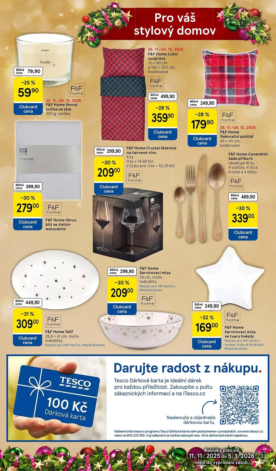 Tesco leták - 25. listopadu 24. prosince 2025 - Page 33