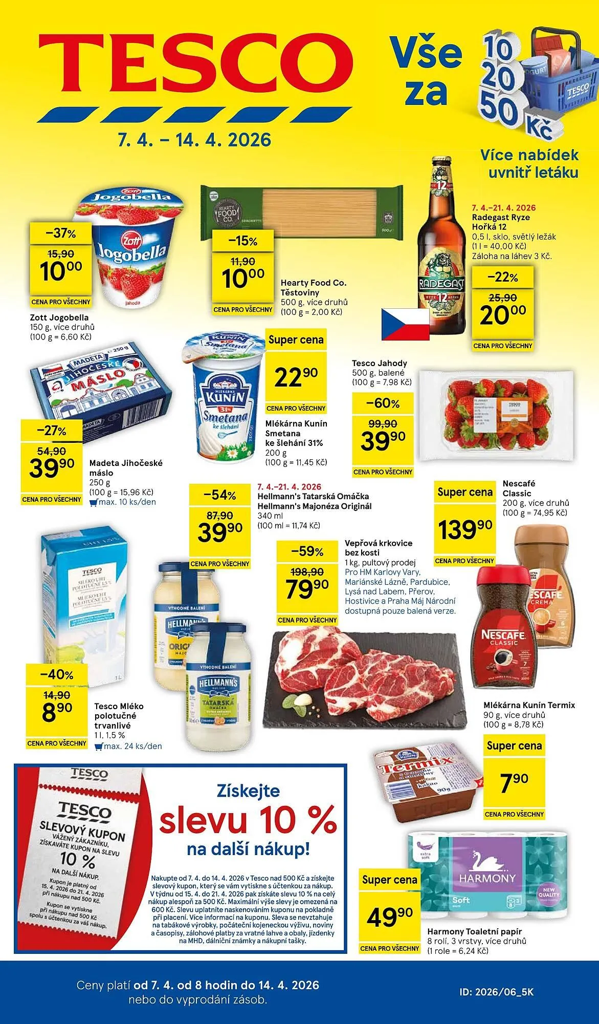 Tesco leták - 7. dubna 14. dubna 2026 - Page 1