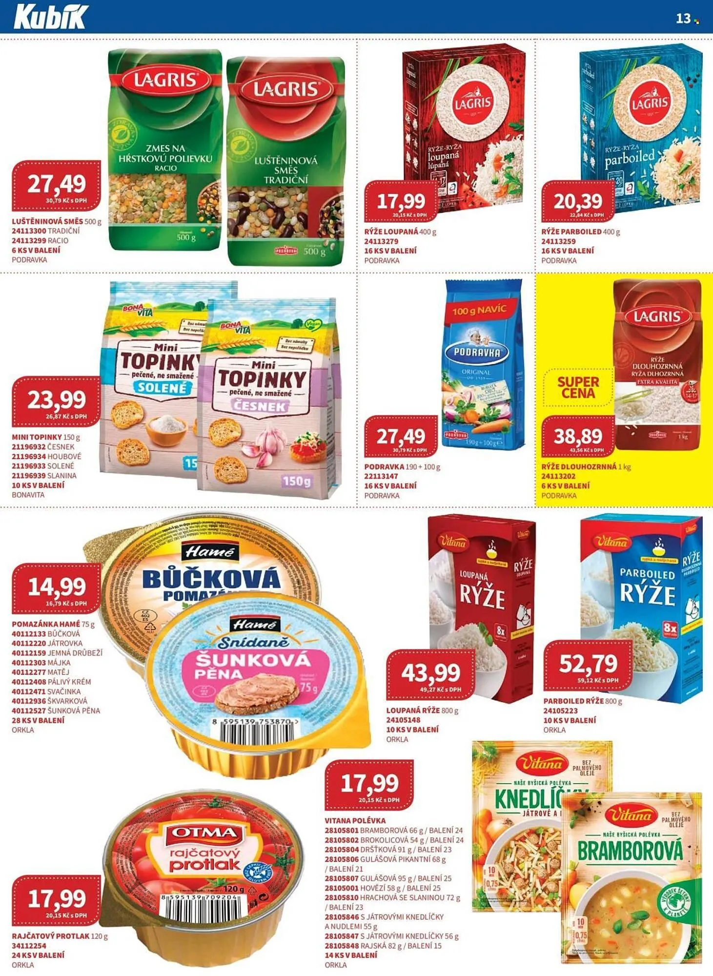 Kubík potraviny leták - 1. ledna 31. ledna 2026 - Page 13