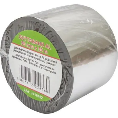 Gutta Jednostranná lepicí páska Guttaband AL pokovená, 50 mm x 50 m