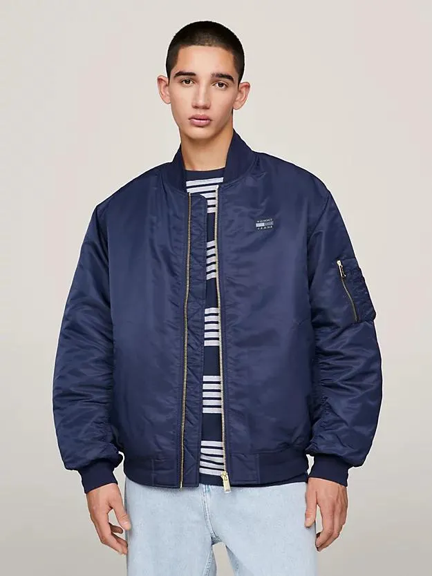Essential Relaxed Padded Bomber Jacket