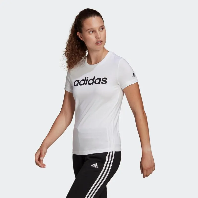 Tricou Fitness Adidas Alb Damă