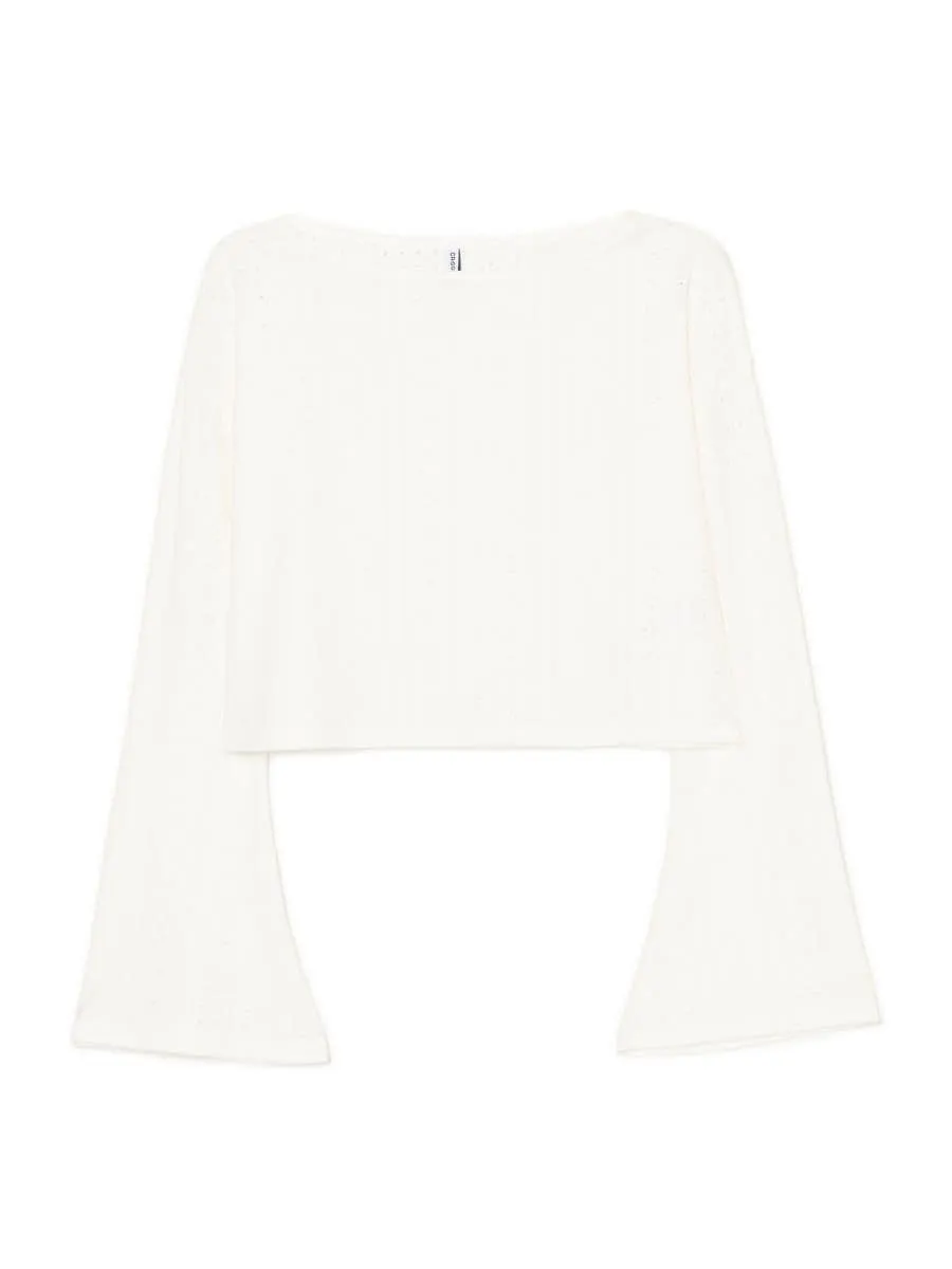 Halenka s ažurovým zdobením