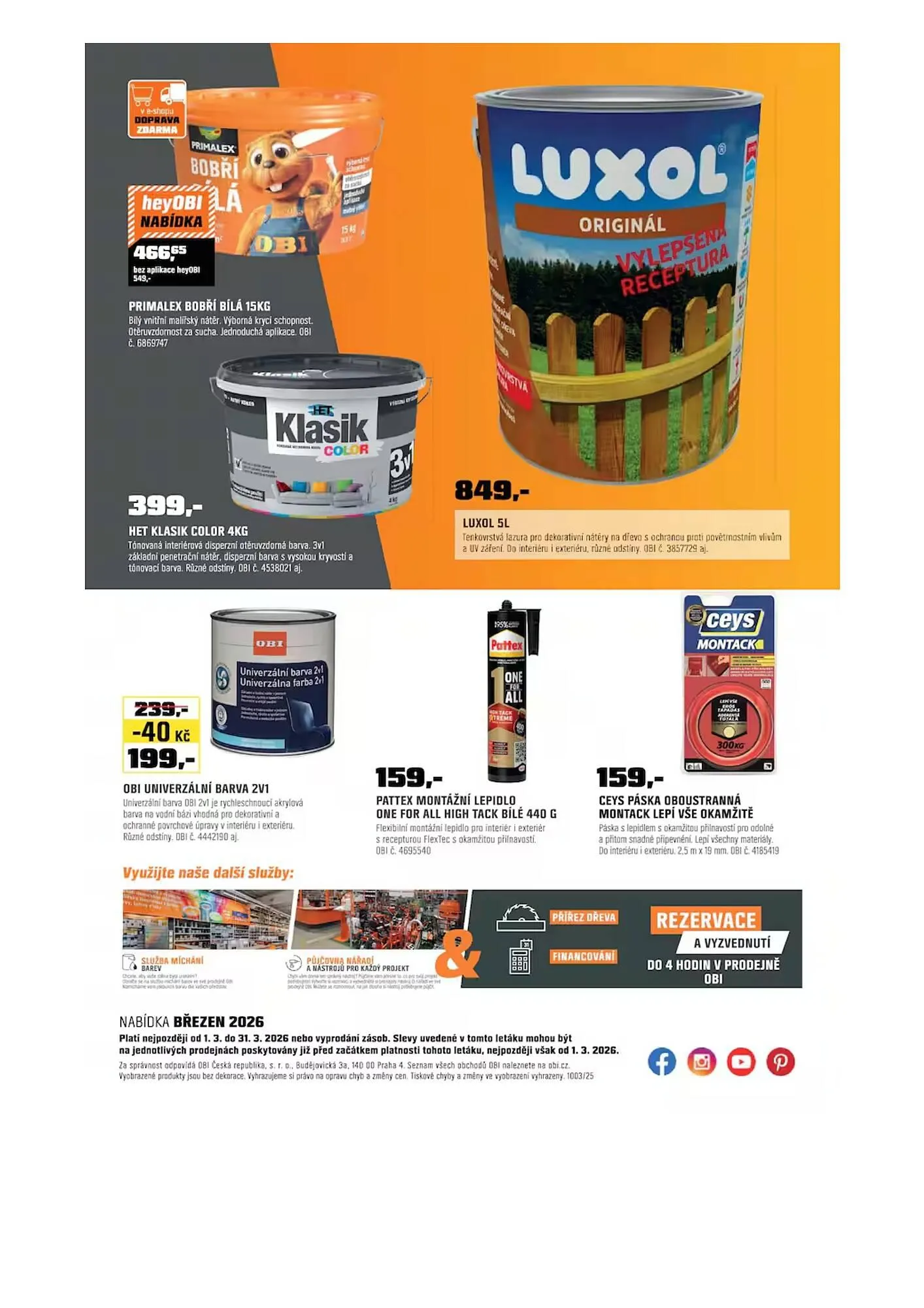 OBI leták - 16. března 31. března 2026 - Page 23