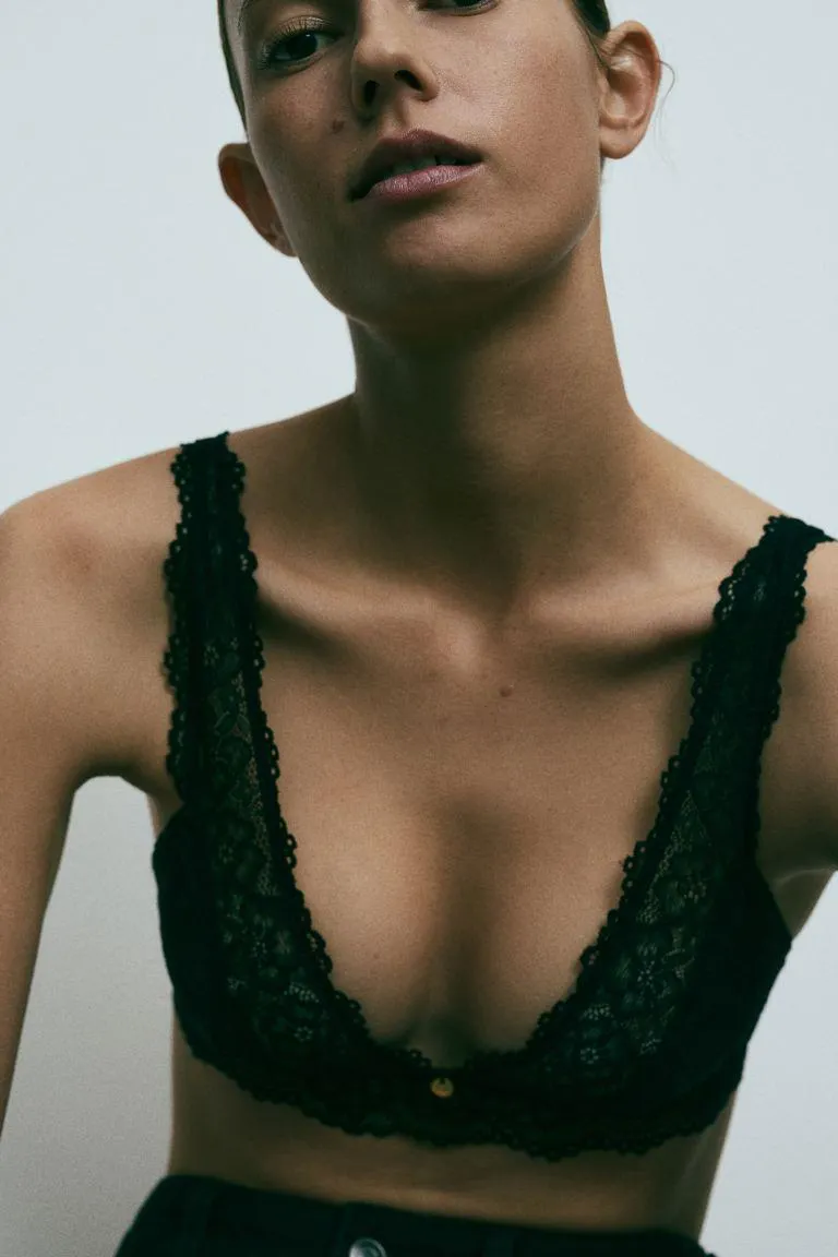 Lot de 2 soutiens-gorge souples en dentelle