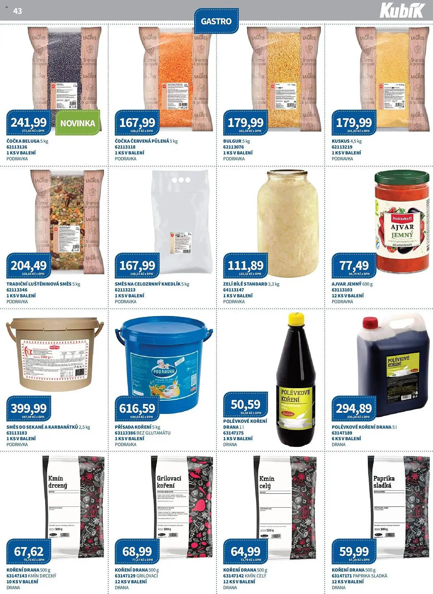 Kubík potraviny leták - 1. dubna 30. dubna 2026 - Page 43