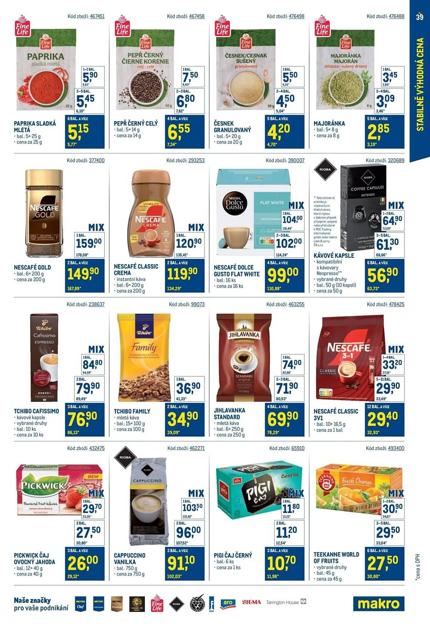 Makro leták - 24. září 18. listopadu 2025 - Page 39