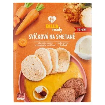 BILLA Ready Svíčková na smetaně s hovězím masem a houskovým knedlíkem 450g