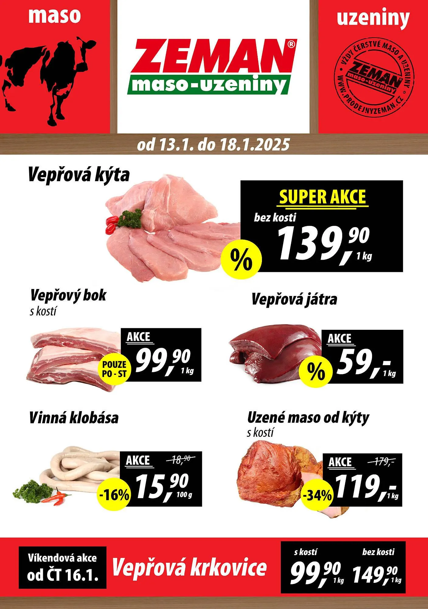 ZEMAN leták - 13. ledna 18. ledna 2025 - Page 1