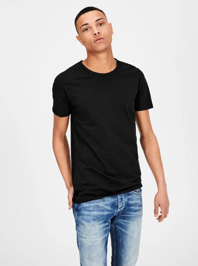 Černé basic tričko Jack & Jones Basic
