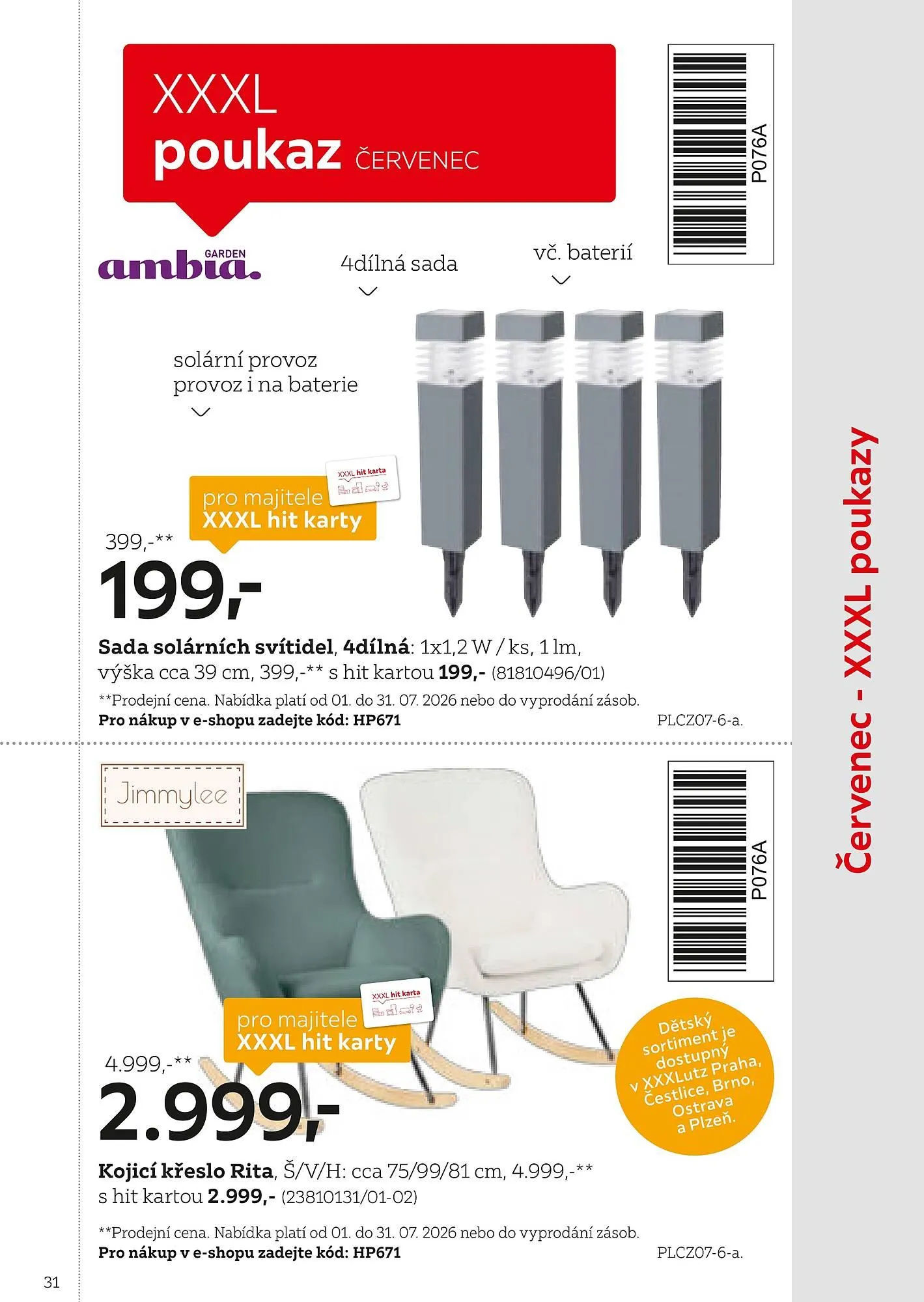 XXXLutz leták - 1. března 31. července 2026 - Page 31