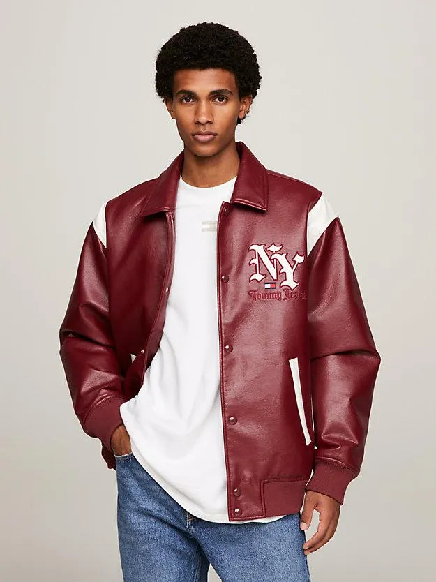 NY Logo Padded Bomber Jacket