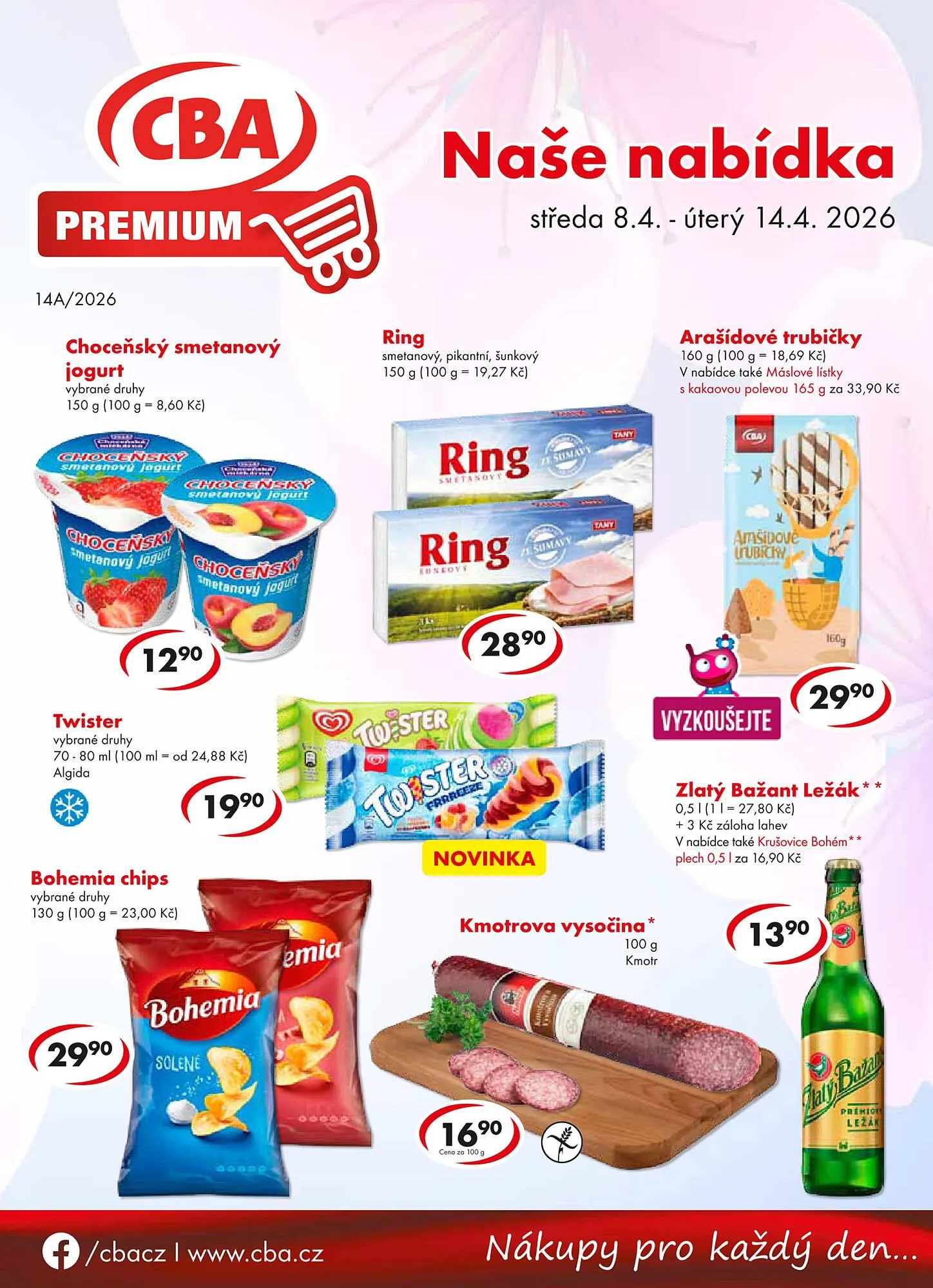 CBA leták - 8. dubna 14. dubna 2026 - Page 1