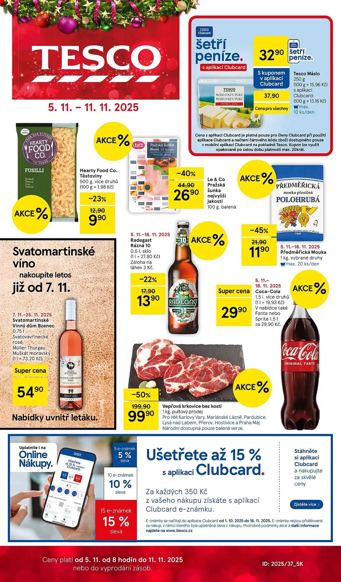 Tesco leták - 5. listopadu 11. listopadu 2025 - Page 1