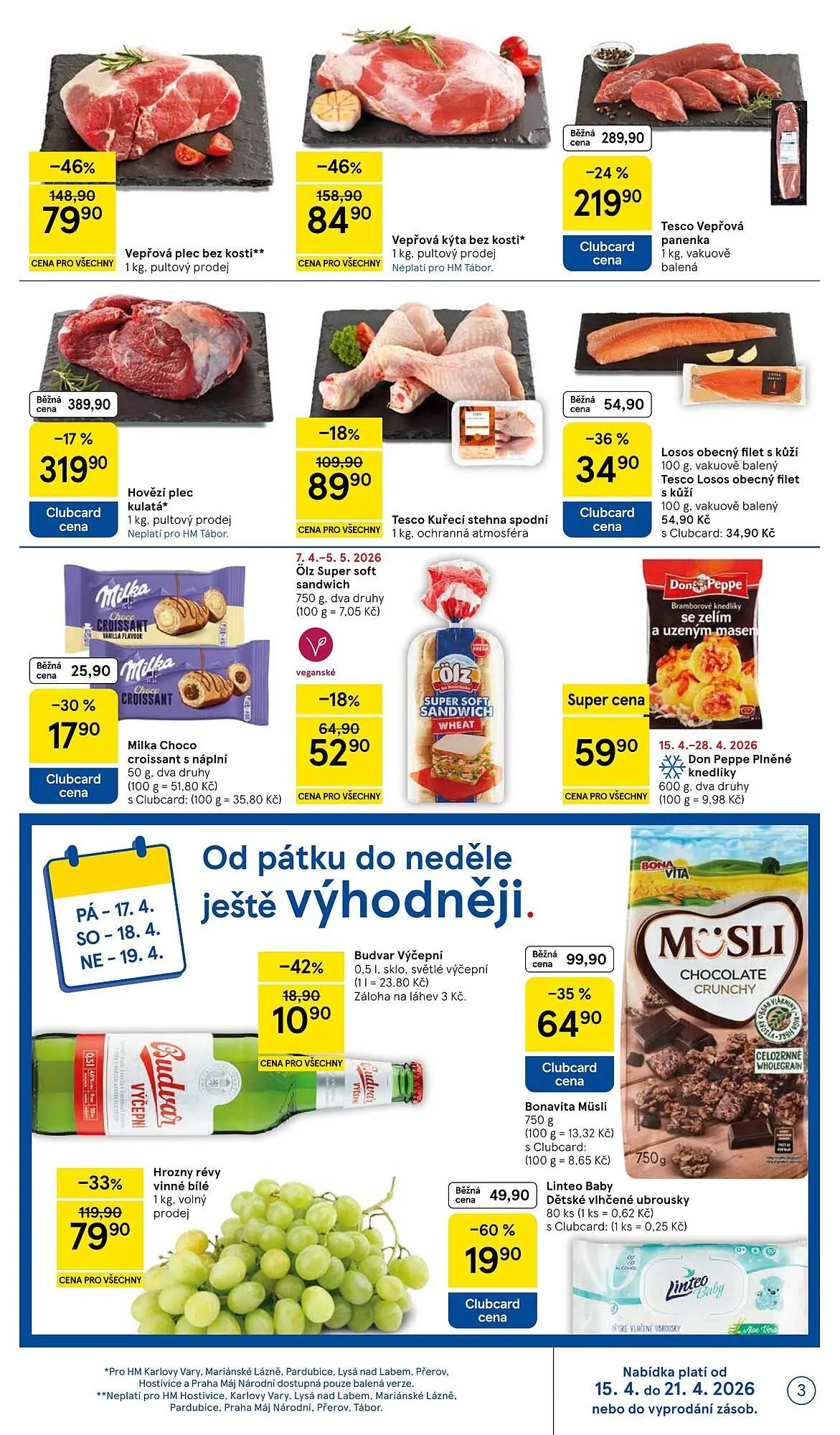 Tesco leták - 15. dubna 21. dubna 2026 - Page 3