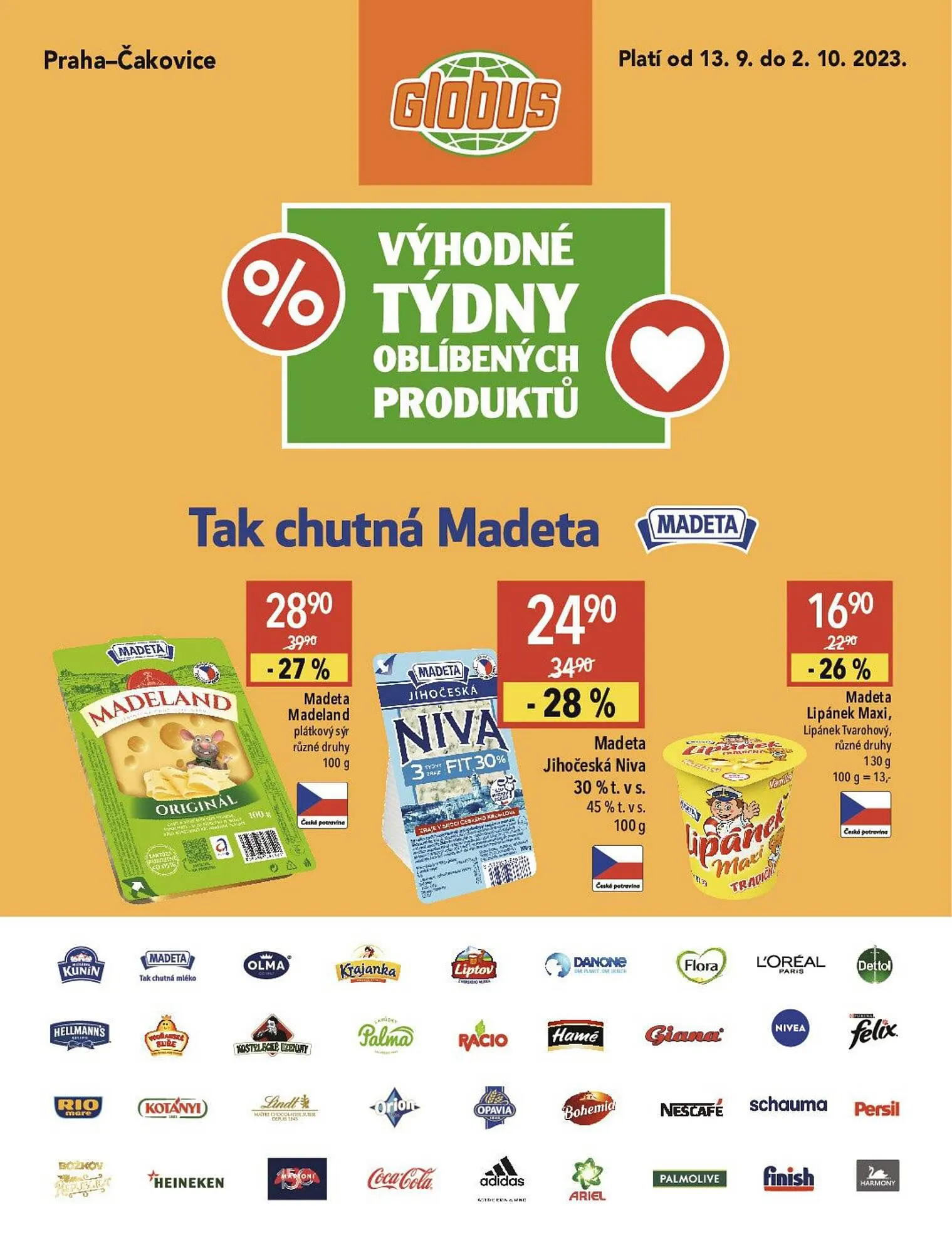 Globus leták - 13. září 2. října 2023 - Page 1