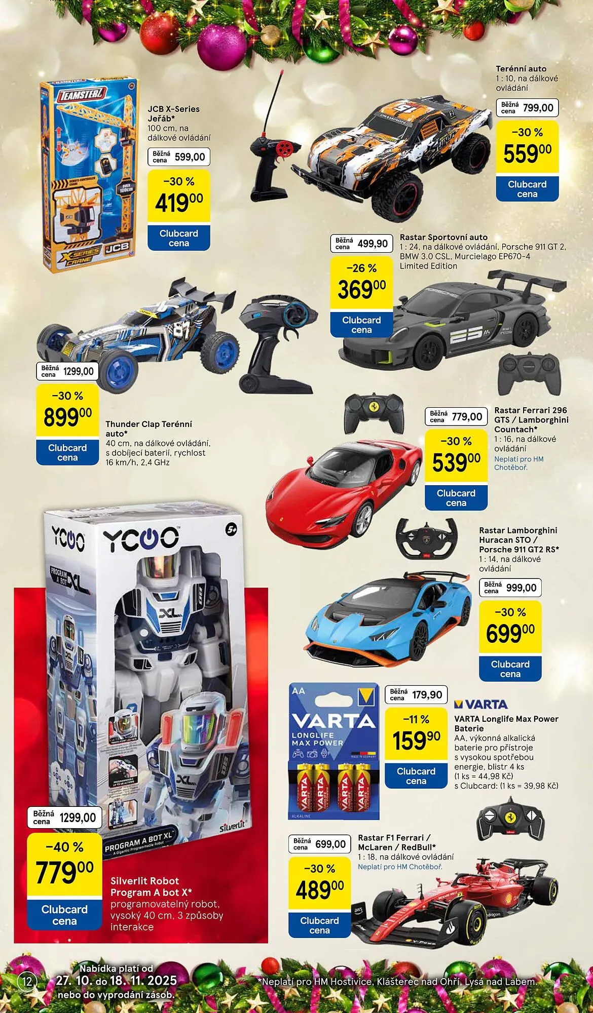 Tesco leták - 27. října 18. listopadu 2025 - Page 12