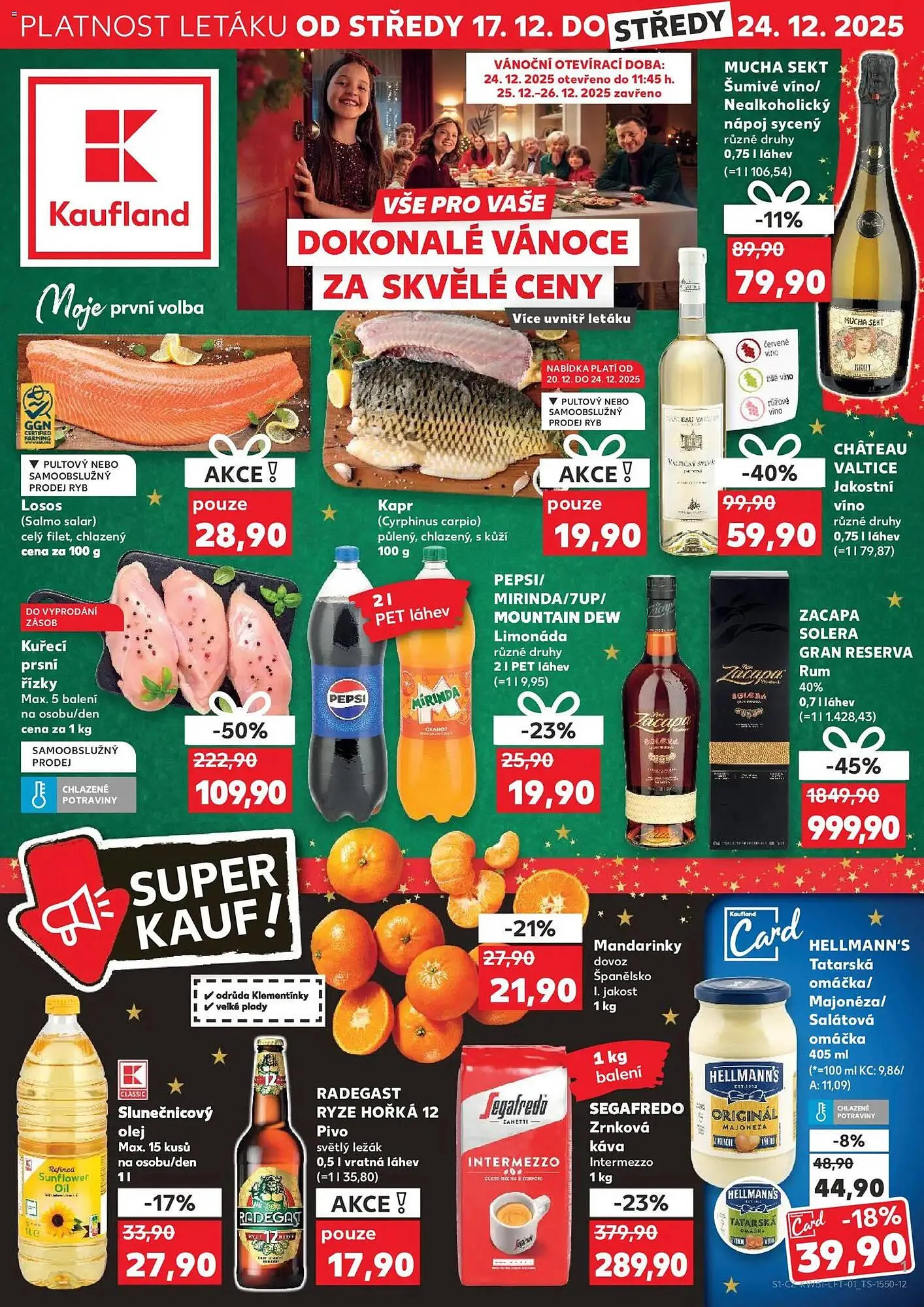 Kaufland leták - 17. prosince 24. prosince 2025 - Page 1