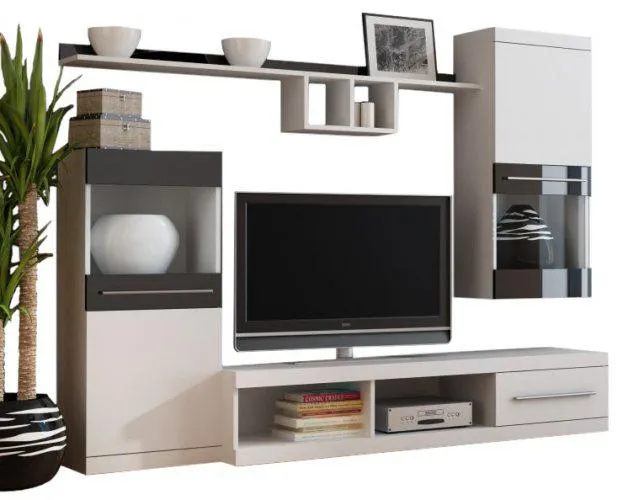 NICK obývací stěna, bílá