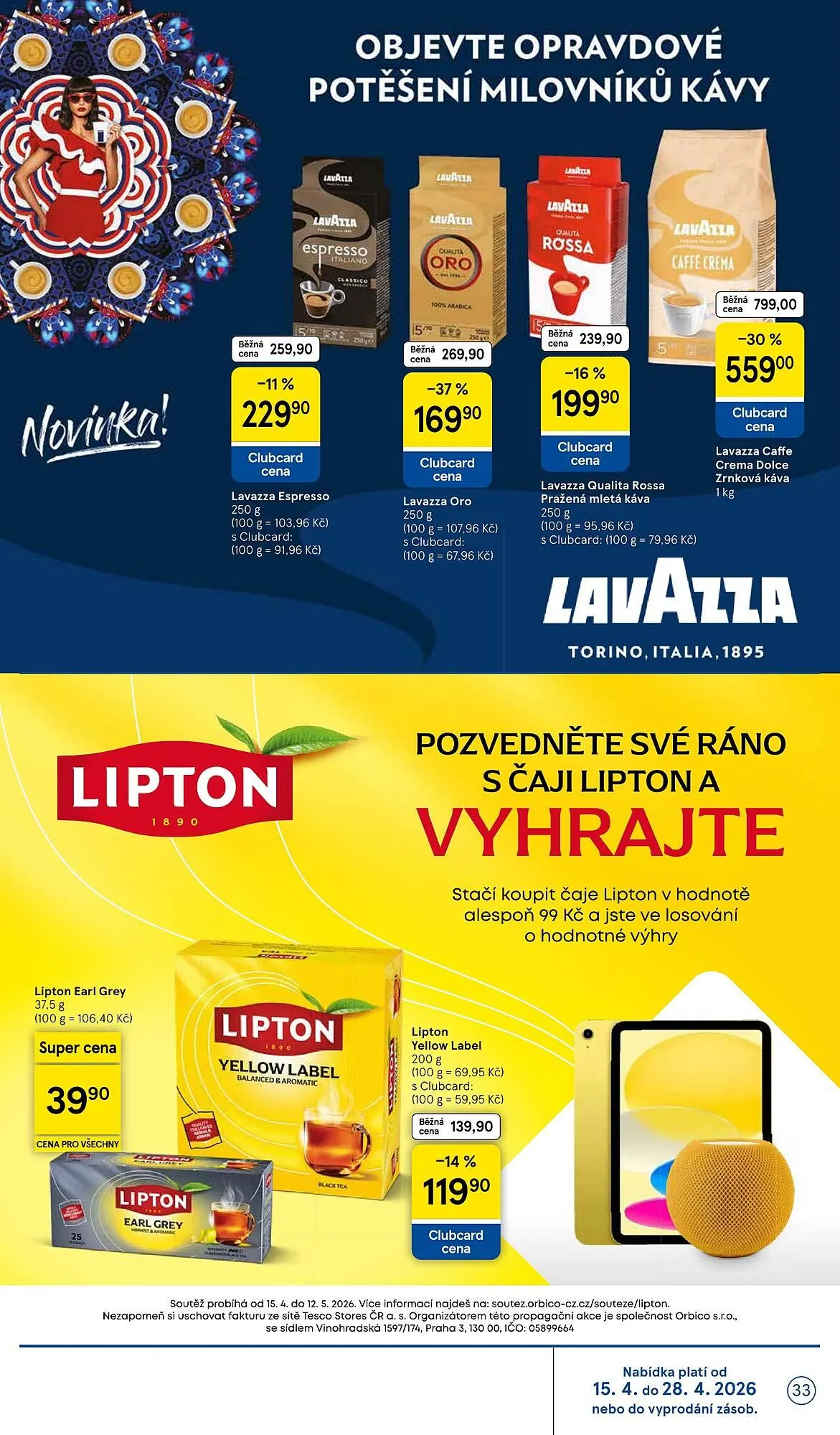 Tesco leták - 15. dubna 21. dubna 2026 - Page 33