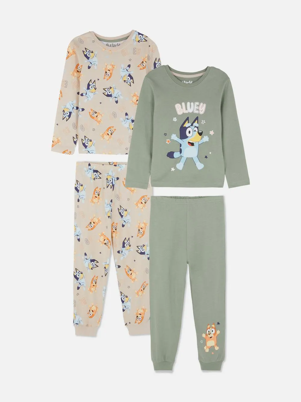 1,5–10 let | 2 pyžama Bluey