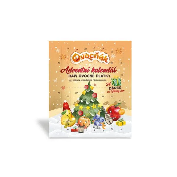Kalendář adventní mix 24 x 10 g OVOCŇÁK