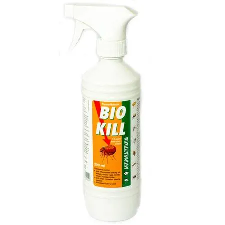 Bio Kill kožní sprej pro psy, morčata, křečky a exotické ptáky 500 ml