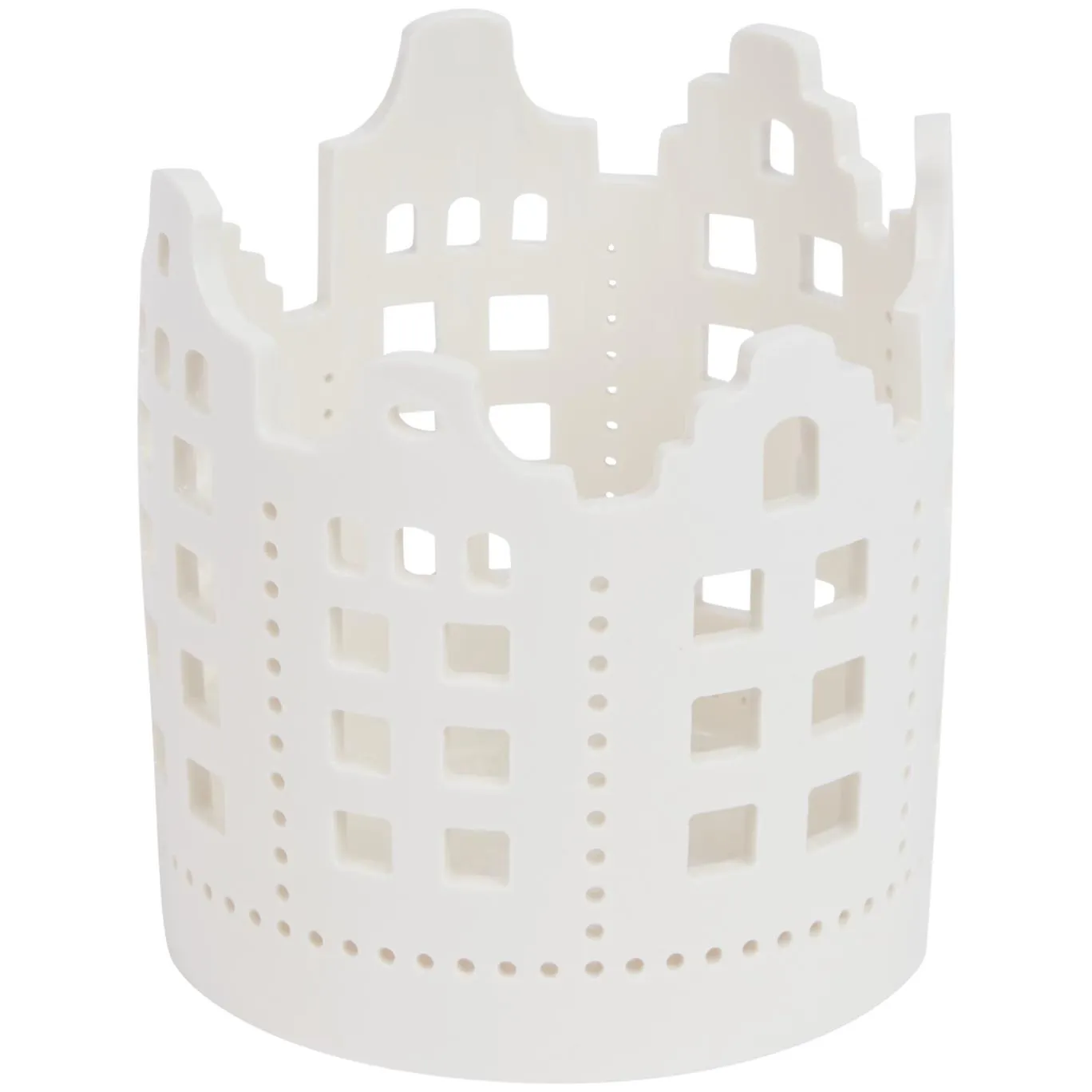 Portalumino in porcellana White Label