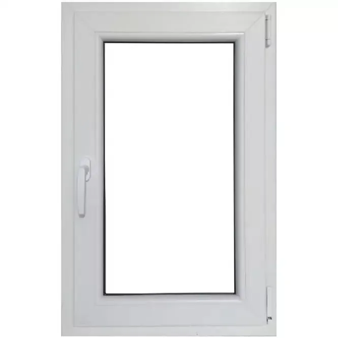 Okno pravé 80x100cm bílá